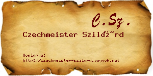 Czechmeister Szilárd névjegykártya